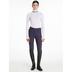 Camisola interior Young Rider LeMieux Savannah de gola alta Lilás Violeta Camisola interior Young Rider LeMieux Savannah de gola alta Lilás Violeta