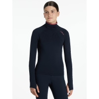 Camisola interior Young Rider LeMieux Savannah de gola alta Marinho Azul-marinho