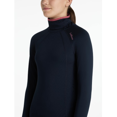 Camisola interior Young Rider LeMieux Savannah de gola alta Marinho Azul-marinho