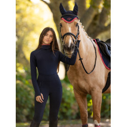 Camisola interior Young Rider LeMieux Savannah de gola alta Marinho Azul-marinho