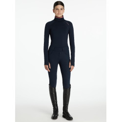 Camisola interior Young Rider LeMieux Savannah de gola alta Marinho Azul-marinho