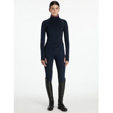 Camisola interior Young Rider LeMieux Savannah de gola alta Marinho Azul-marinho