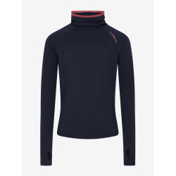 Camisola interior Young Rider LeMieux Savannah de gola alta Marinho Azul-marinho