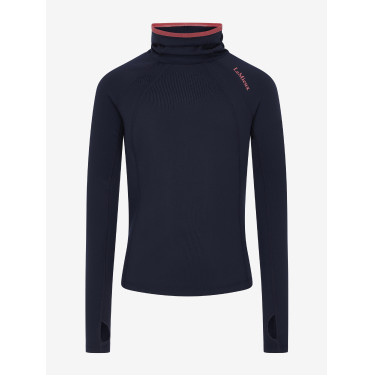 Camisola interior Young Rider LeMieux Savannah de gola alta Marinho Azul-marinho