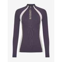 Camisola interior LeMieux em malha Philippa para mulher Zimbro Violeta Camisola interior LeMieux em malha Philippa para mulher Zimbro Violeta