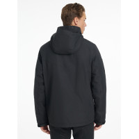 Casaco de equitação impermeável masculino LeMieux Team Preto Casaco de equitação impermeável masculino LeMieux Team Preto