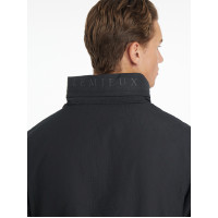 Casaco de equitação impermeável masculino LeMieux Team Preto Casaco de equitação impermeável masculino LeMieux Team Preto