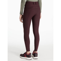 Calças de equitação com fundo de silicone Young Rider LeMieux Izzy Ameixa escura Violeta Calças de equitação com fundo de silicone Young Rider LeMieux Izzy Ameixa escura Violeta