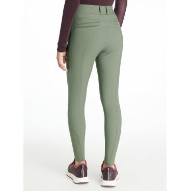 Calças de equitação com fundo de silicone Young Rider LeMieux Izzy Alecrim Verde