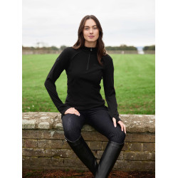 Polar com gola de fecho LeMieux Frances mulher Preto Polar com gola de fecho LeMieux Frances mulher Preto