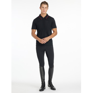 Polo Performance LeMieux homem Preto Polo Performance LeMieux homem Preto