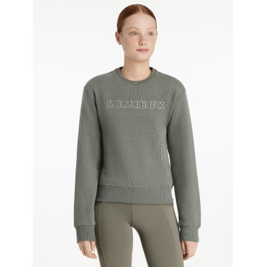 Sweatshirt com gola redonda Young Rider LeMieux Carmen Alecrim Verde Sweatshirt com gola redonda Young Rider LeMieux Carmen Alecrim Verde