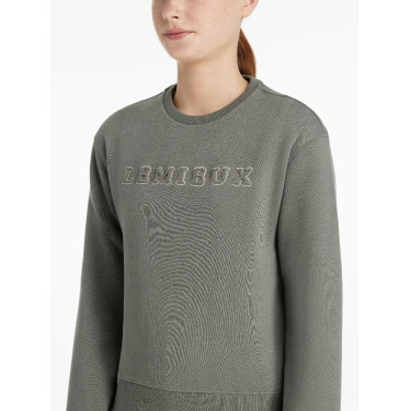 Sweatshirt com gola redonda Young Rider LeMieux Carmen Alecrim Verde Sweatshirt com gola redonda Young Rider LeMieux Carmen Alecrim Verde