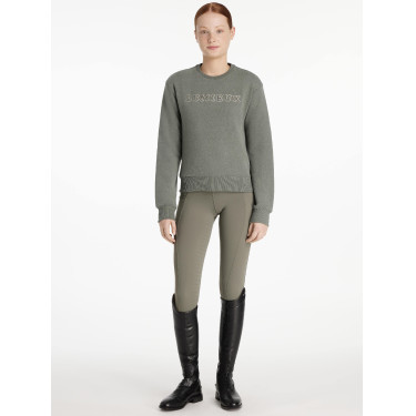 Sweatshirt com gola redonda Young Rider LeMieux Carmen Alecrim Verde Sweatshirt com gola redonda Young Rider LeMieux Carmen Alecrim Verde