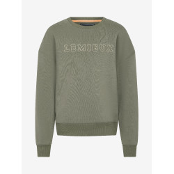 Sweatshirt com gola redonda Young Rider LeMieux Carmen Alecrim Verde Sweatshirt com gola redonda Young Rider LeMieux Carmen Alecrim Verde
