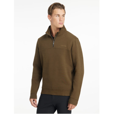 Sweat com fecho de correr LeMieux para homem