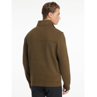 Sweat com fecho de correr LeMieux para homem Alpino Castanho Sweat com fecho de correr LeMieux para homem Alpino Castanho