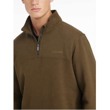 Sweat com fecho de correr LeMieux para homem Sweat com fecho de correr LeMieux para homem