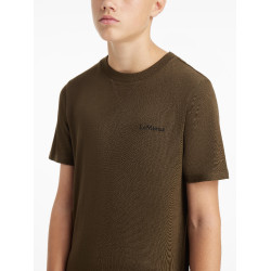 T-shirt Júnior Young Rider LeMieux rapaz Alpino Castanho T-shirt Júnior Young Rider LeMieux rapaz Alpino Castanho