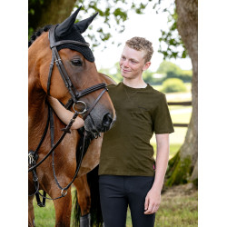 T-shirt Júnior Young Rider LeMieux rapaz Alpino Castanho T-shirt Júnior Young Rider LeMieux rapaz Alpino Castanho