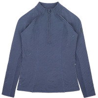 Baselayer Je t'aime Equithème Sabine mulher Azul / cinza