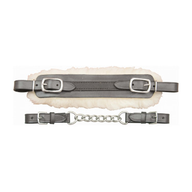 Muserola de Hackamore T de T Havana escuro Castanho