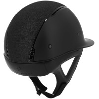 Capacete Equithème Soazy Matte Crystal fabric Preto brilhante Capacete Equithème Soazy Matte Crystal fabric Preto brilhante
