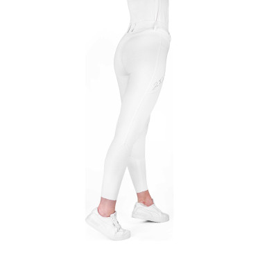 Calças Je t’aime Equithème Elsa mulher Branco