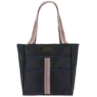 Saco shopper Equithème Aztec com bolsos Marinho Azul-marinho Saco shopper Equithème Aztec com bolsos Marinho Azul-marinho
