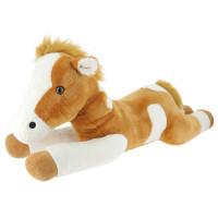 Peluche Equi-Kids cavalo malhado Marrom claro / branco Castanho