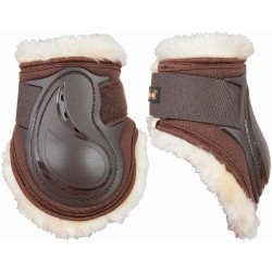 Protège boulet Design mouton synthétique T de T Marron