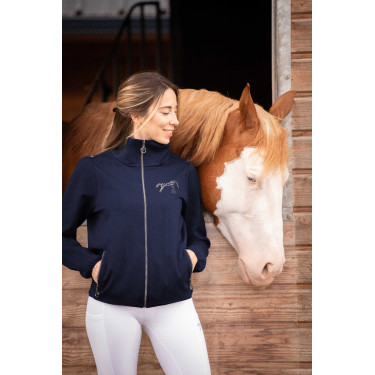 Casaco Pénélope Tweeny com strass Marinho Azul-marinho Casaco Pénélope Tweeny com strass Marinho Azul-marinho