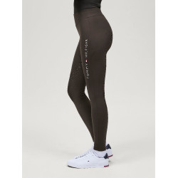 Legging Tommy Hilfiger Equestrian Elmira inverno full grip feminino Cacau Castanho