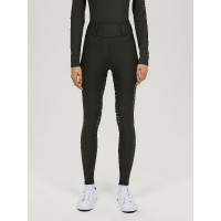 Calça Tommy Hilfiger Equestrian Highland Hybrid feminina full grip Alfinete Azul Calça Tommy Hilfiger Equestrian Highland Hybrid feminina full grip Alfinete Azul