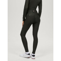 Calça Tommy Hilfiger Equestrian Highland Hybrid feminina full grip Bege sazonal Calça Tommy Hilfiger Equestrian Highland Hybrid feminina full grip Bege sazonal
