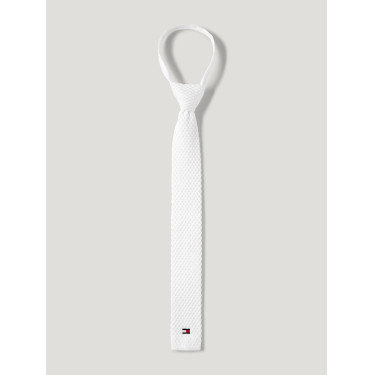 Gravata de tricô Tommy Hilfiger Equestrian para homem Adam com fecho de correr