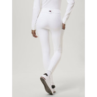 Calças de equitação Tommy Hilfiger Equestrian Vermont mulher com culote integral Branco óptico Calças de equitação Tommy Hilfiger Equestrian Vermont mulher com culote integral Branco óptico