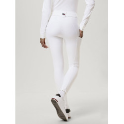Calças de equitação Tommy Hilfiger Equestrian Vermont mulher com culote integral Branco óptico Calças de equitação Tommy Hilfiger Equestrian Vermont mulher com culote integral Branco óptico