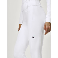 Calças de equitação Tommy Hilfiger Equestrian Vermont mulher com culote integral Branco óptico Calças de equitação Tommy Hilfiger Equestrian Vermont mulher com culote integral Branco óptico