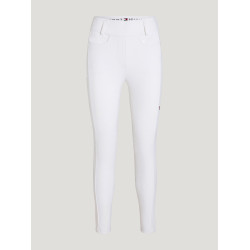 Calças de equitação Tommy Hilfiger Equestrian Vermont mulher com culote integral Branco óptico Calças de equitação Tommy Hilfiger Equestrian Vermont mulher com culote integral Branco óptico