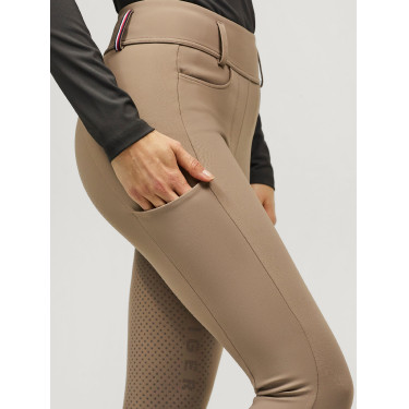 Calças de equitação Tommy Hilfiger Equestrian Vermont mulher com culote integral Fóssil