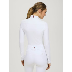 Polo de concurso Tommy Hilfiger Equestrian inverno Verona mulher mangas compridas Polo de concurso Tommy Hilfiger Equestrian inverno Verona mulher mangas compridas