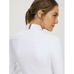 Polo de concurso Tommy Hilfiger Equestrian inverno Verona mulher mangas compridas Polo de concurso Tommy Hilfiger Equestrian inverno Verona mulher mangas compridas