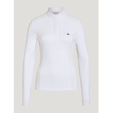 Polo de concurso Tommy Hilfiger Equestrian inverno Verona mulher mangas compridas Polo de concurso Tommy Hilfiger Equestrian inverno Verona mulher mangas compridas