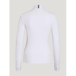 Polo de concurso Tommy Hilfiger Equestrian inverno Verona mulher mangas compridas Polo de concurso Tommy Hilfiger Equestrian inverno Verona mulher mangas compridas