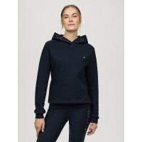 Sweat com capuz Tommy Hilfiger Equestrian Strass Laurens mulher Azul-marinho Sweat com capuz Tommy Hilfiger Equestrian Strass Laurens mulher Azul-marinho