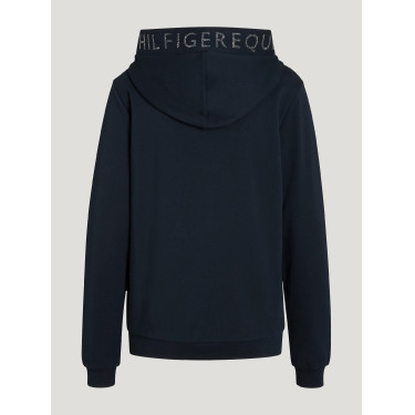 Sweat com capuz Tommy Hilfiger Equestrian Strass Laurens mulher Sweat com capuz Tommy Hilfiger Equestrian Strass Laurens mulher