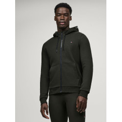 Moletom com capuz Tommy Hilfiger Equestrian com zíper Union masculino