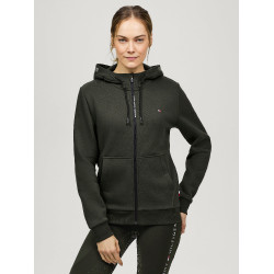 Moletom com capuz Tommy Hilfiger Equestrian com zíper Union masculino Moletom com capuz Tommy Hilfiger Equestrian com zíper Union masculino