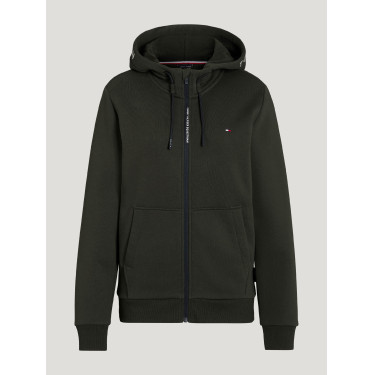 Moletom com capuz Tommy Hilfiger Equestrian com zíper Union masculino Moletom com capuz Tommy Hilfiger Equestrian com zíper Union masculino
